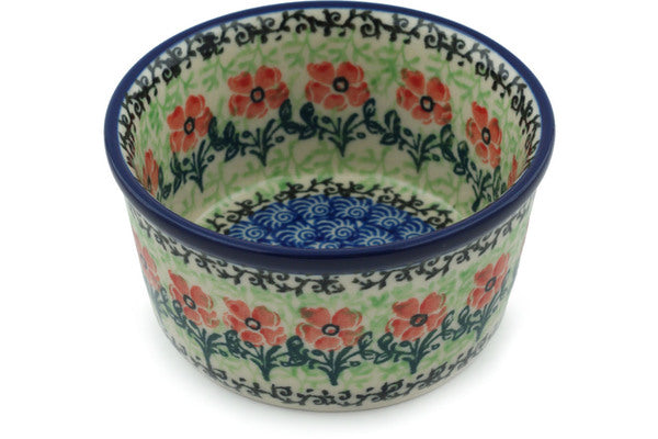 Polish Pottery Small Ramekin Bowl Maraschino