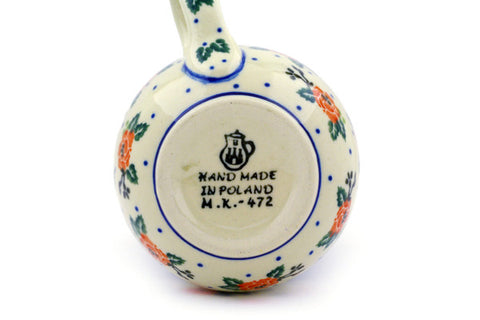 Polish Pottery 8 oz Bubble Mug Pasadena Delight