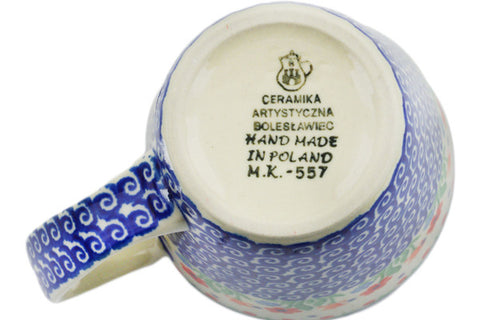 Polish Pottery 16 oz Mug Babcia's Garden