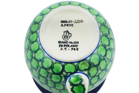Polish Pottery 8 oz Bubble Mug Cobblestone Path UNIKAT