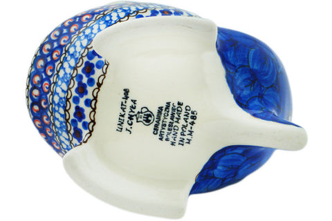 Polish Pottery bundt cake Cobalt Poppies UNIKAT – CeramikaArtystyczna