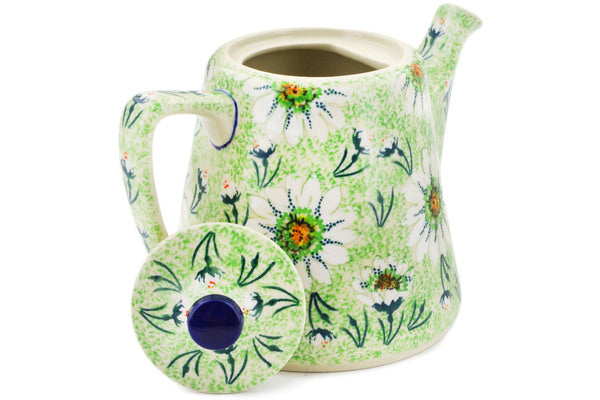 Polish Pottery 29 oz Tea or Coffee Pot Miss Bateman UNIKAT