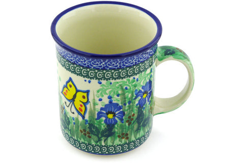 Polish Pottery 20 oz Mug Spring Garden UNIKAT