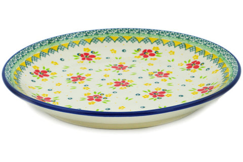 Polish Pottery 10½-inch Dinner Plate Blooming Spring