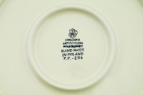 Polish Pottery 10½-inch Dinner Plate Blooming Rowan