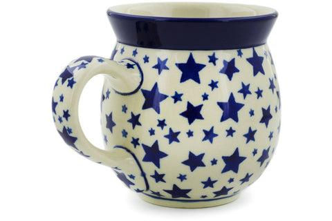 Polish Pottery 16 oz Bubble Mug Starlight