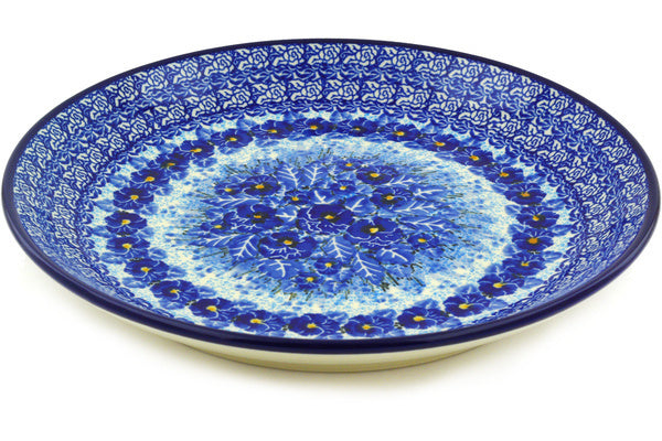 Polish Pottery 10½-inch Dinner Plate Deep Winter UNIKAT