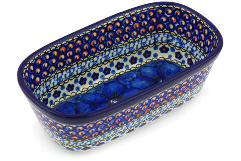 Polish Pottery bundt cake Cobalt Poppies UNIKAT – CeramikaArtystyczna