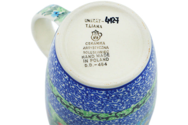 Polish Pottery Latte Mug Autumn Chalet UNIKAT