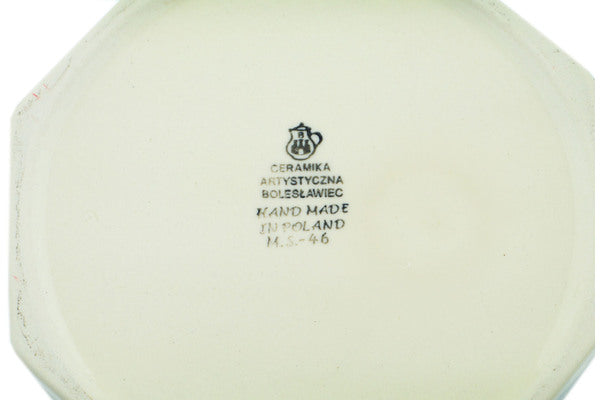 Polish Pottery Pretzel Jar 6