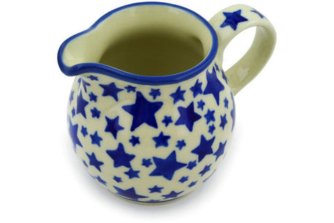 Polish Pottery Small Creamer Starlight