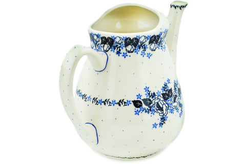 Polish Pottery Watering Can Flowers At Dusk
