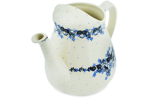 Polish Pottery Watering Can Flowers At Dusk