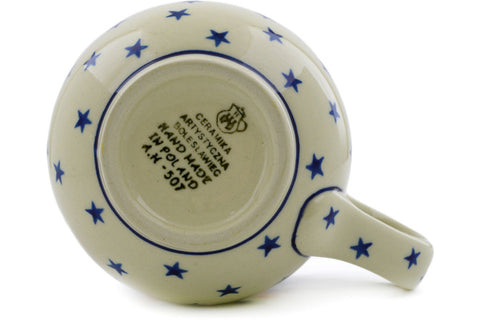 Polish Pottery 16 oz Bubble Mug Classic Americana