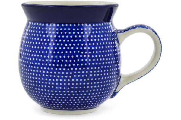 Polish Pottery 16 oz Bubble Mug Starry Night UNIKAT