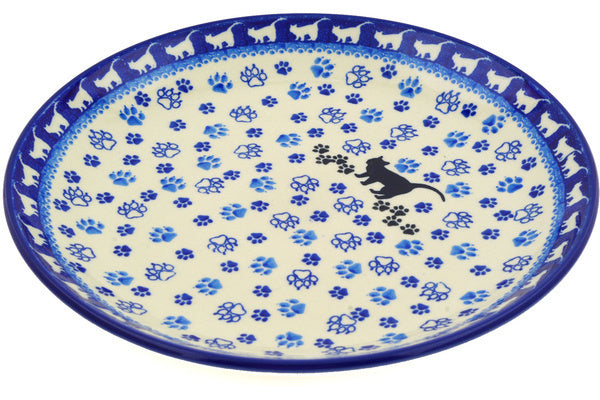Polish Pottery 10½-inch Dinner Plate Boo Boo Kitty Paws