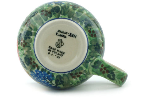 Polish Pottery 12oz Bubble Mug Spring Garden UNIKAT