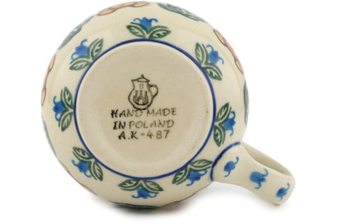 Polish Pottery 8 oz Bubble Mug Childrens Baby Bear