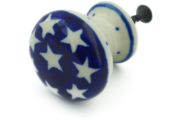 Polish Pottery Drawer knob 1-3/8 inch American Stars