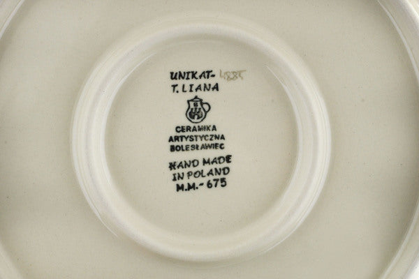 Polish Pottery 10½-inch Dinner Plate Teddy Bear UNIKAT