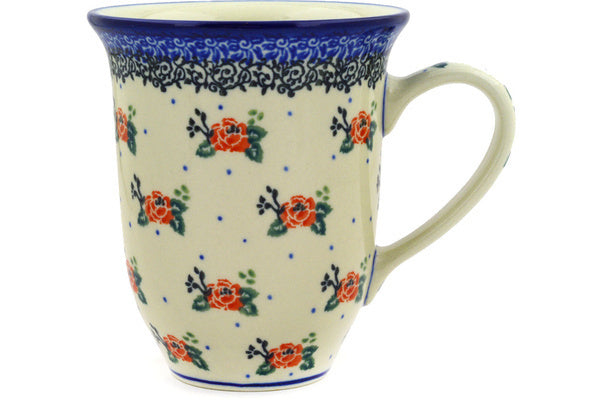 Polish Pottery Bistro Mug Pasadena Delight