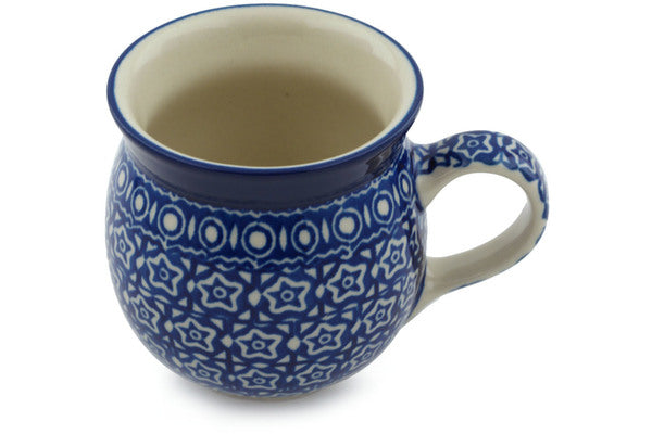 Polish Pottery 8 oz Bubble Mug Night Sky