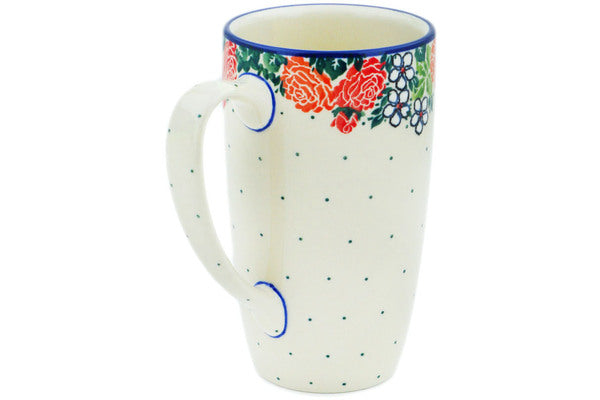Polish Pottery Latte Mug Spring's Arrival