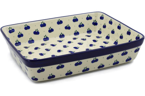 Polish Pottery Mini loaf pan Wild Blueberry – CeramikaArtystyczna