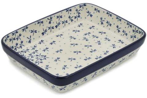 Polish Pottery Loaf Pan 8 Christmas Evergreen – CeramikaArtystyczna