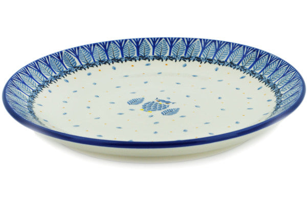 Polish Pottery 10½-inch Dinner Plate Pastel Hooter UNIKAT