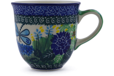 Polish Pottery 10 oz Mug Garden Delight UNIKAT