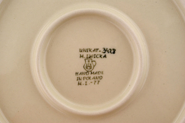 Polish Pottery 10½-inch Dinner Plate Temptation UNIKAT