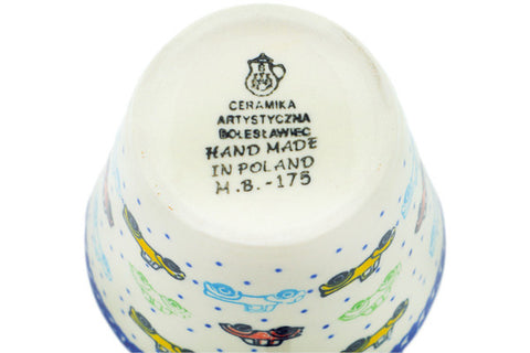 Polish Pottery 8 oz Creamer Traffic Jam