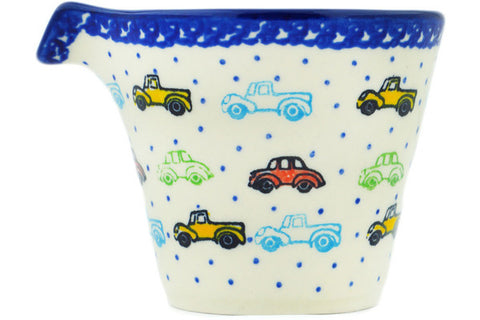 Polish Pottery 8 oz Creamer Traffic Jam