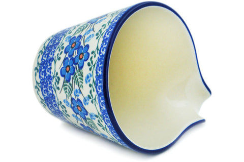 Polish Pottery 8 oz Creamer Blue Blossom