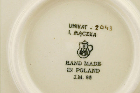 Polish Pottery 10½-inch Dinner Plate Marigold UNIKAT