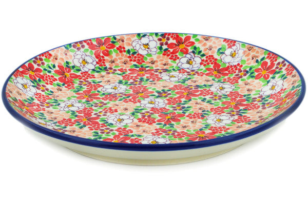Polish Pottery 10½-inch Dinner Plate Summer Burst UNIKAT